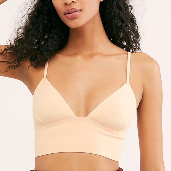 NWT Free People Sage Longline Bralette Bell‎ of George Size XS Bra Bohemian New - Picture 1 of 7